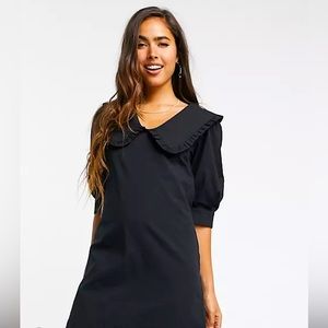 Peter pan collar mini dress